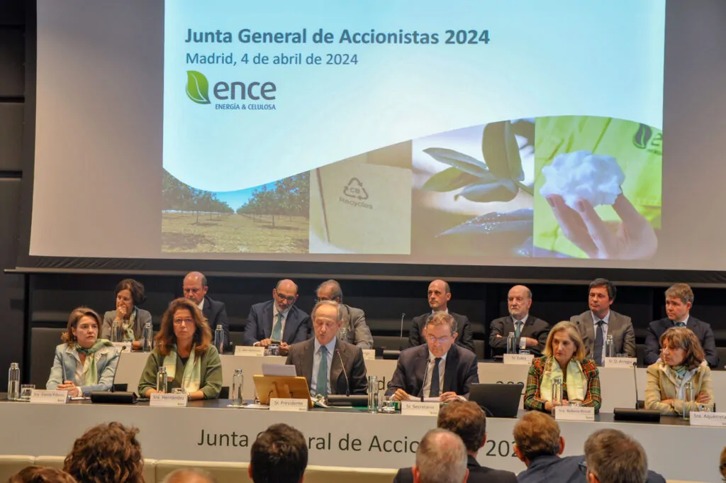 At its General Shareholders’ Meeting, Ence reaffirms its commitment to growth and diversification in Pulp and Renewable Energies