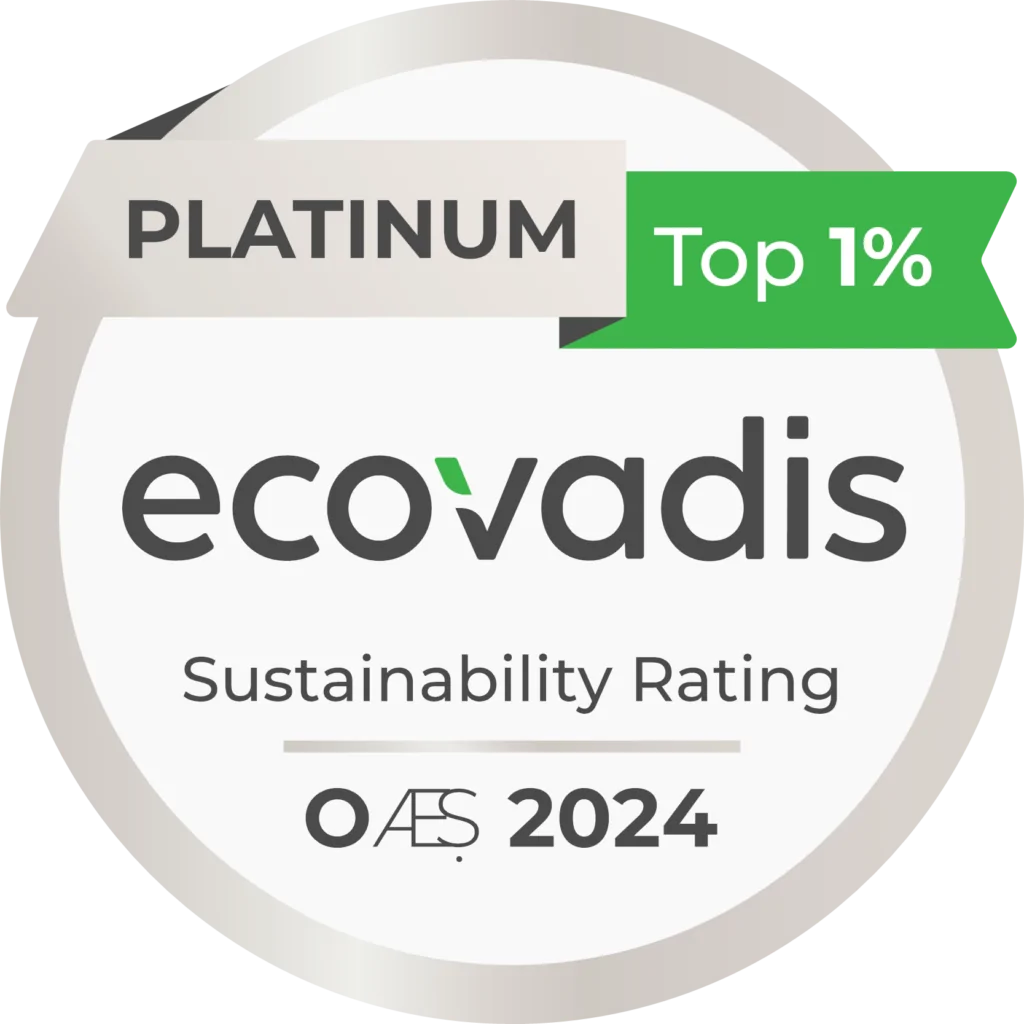 Ence revalida la Medalla Platino de Ecovadis, que la sitúa a la vanguardia mundial del sector de la celulosa en sostenibilidad